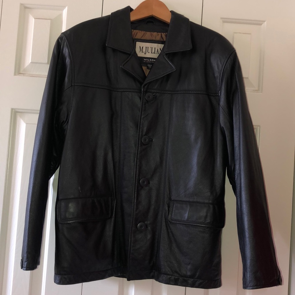 💯 Leather Men’s Jacket - Picture 2 of 8